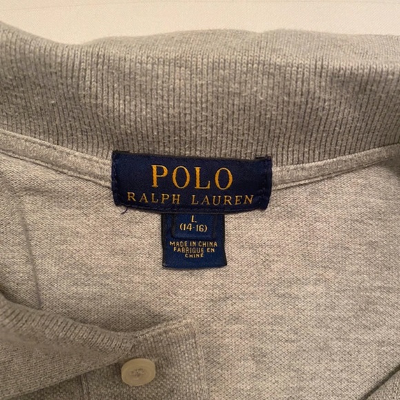 Kids Grey Polo - Picture 3 of 3